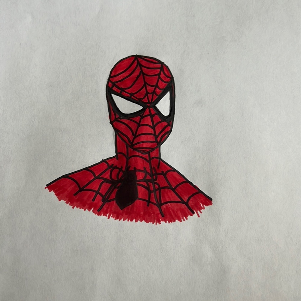 Spider man drawing new